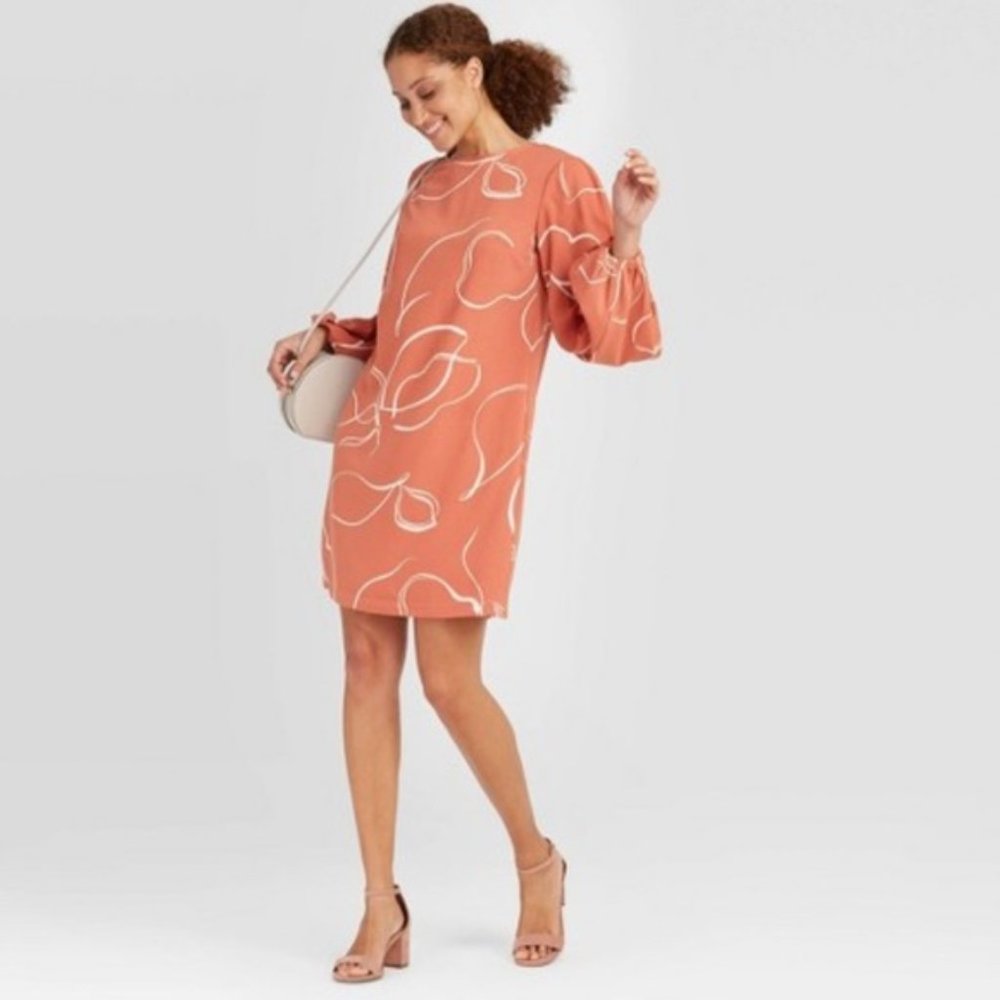Pink Long Sleeve Dress Target